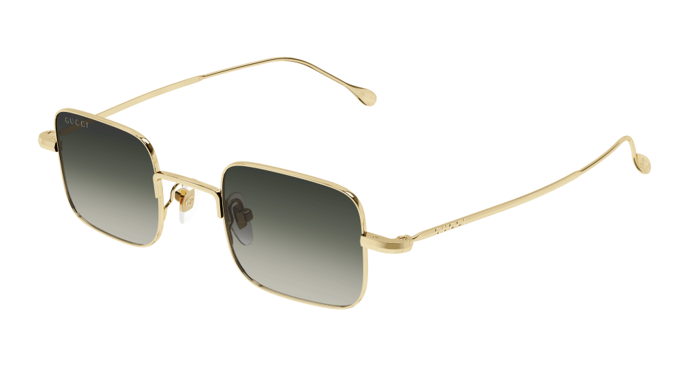 Gucci Sunglasses Unisex In Gold Grey GG1813S-001