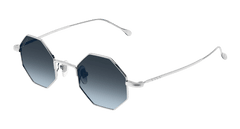 Gucci Sunglasses Unisex In Silver Blue GG1814S-003