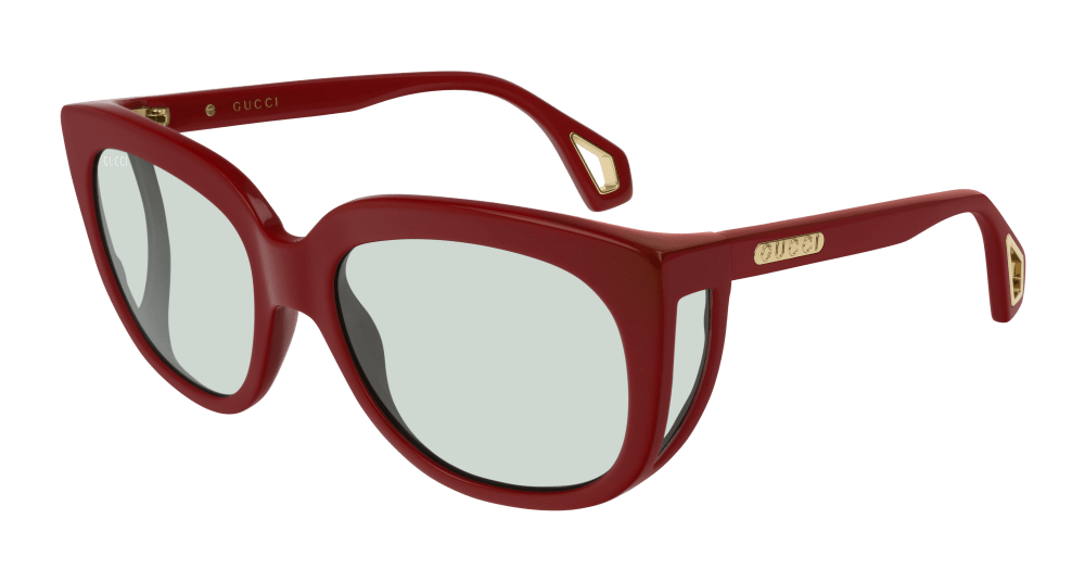 Gucci Sunglass Woman Burgundy Green GG0468S-003