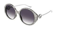 Gucci Sunglasses Womens In In Beige Silver Grey Gg1202Sk-005