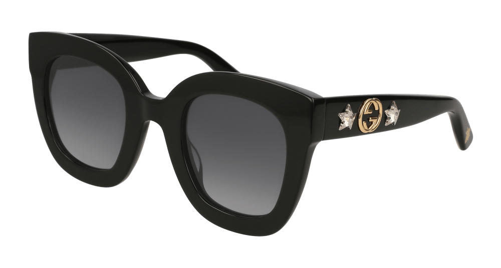 Gucci sunglasses Woman Black Grey GG0208S-001