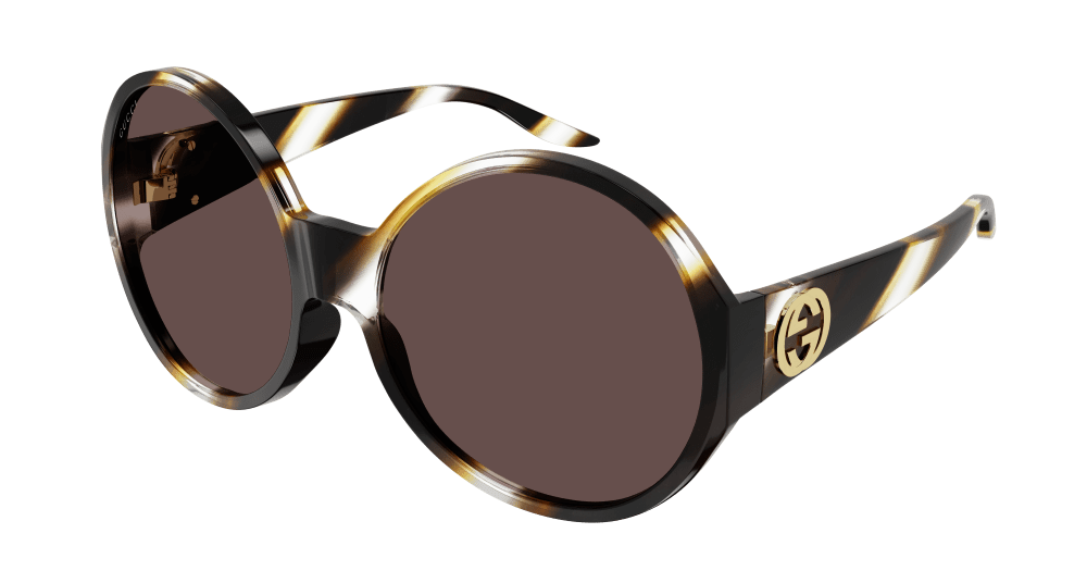 Gucci Sunglass Woman Havana Brown GG0954S-007