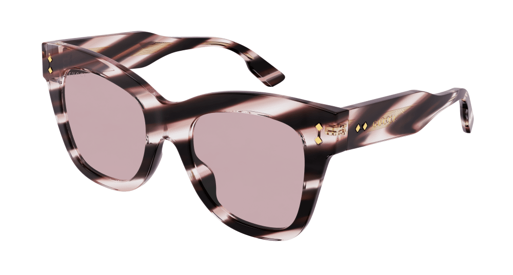 Gucci Sunglasses Woman Havana Pink Gg1082S-002