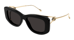 Gucci Sunglass Woman Black Gold Grey GG1566SA-001