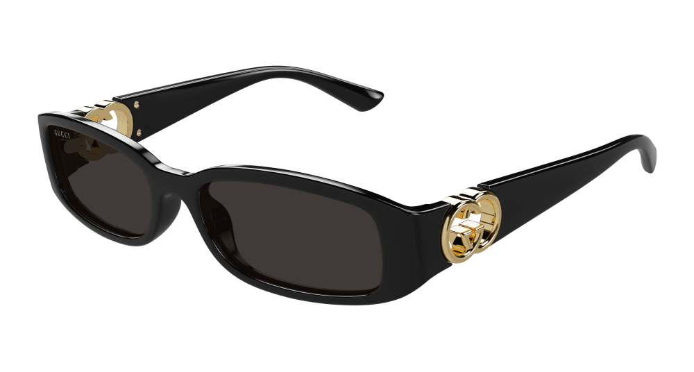 Gucci Sunglasses Woman Black Grey Gg1661S-001