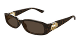 Gucci Sunglasses Woman Havana Brown Gg1661S-002