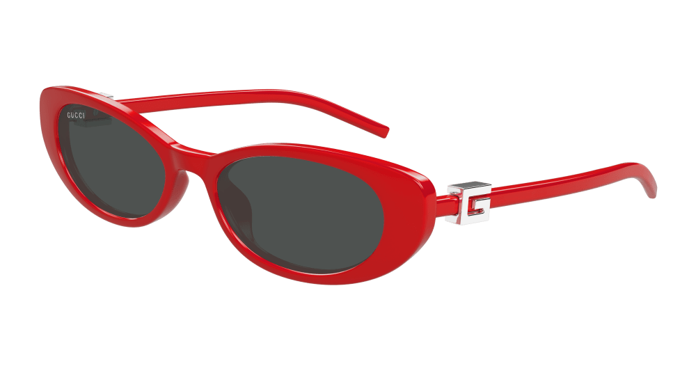 Gucci Sunglasses Woman Red Grey Gg1680S-005