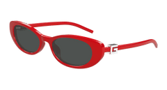 Gucci Sunglasses Woman Red Grey Gg1680S-005
