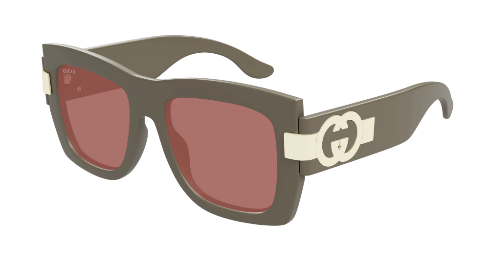 Gucci Sunglasses Woman Grey Red Gg1688S-004
