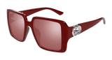 Gucci Sunglasses Woman Burgundy Red Gg1692S-005