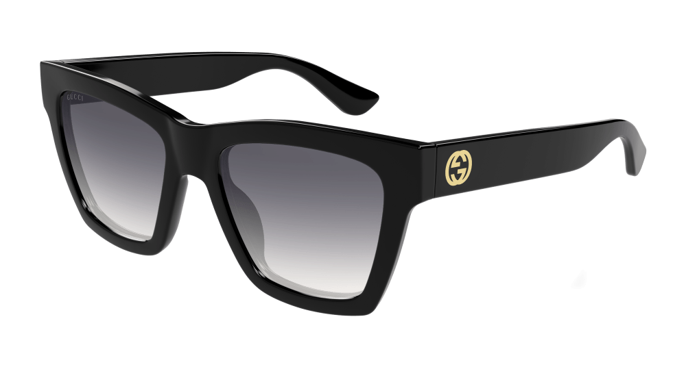 Gucci Sunglass Woman Black Grey GG1714S-001
