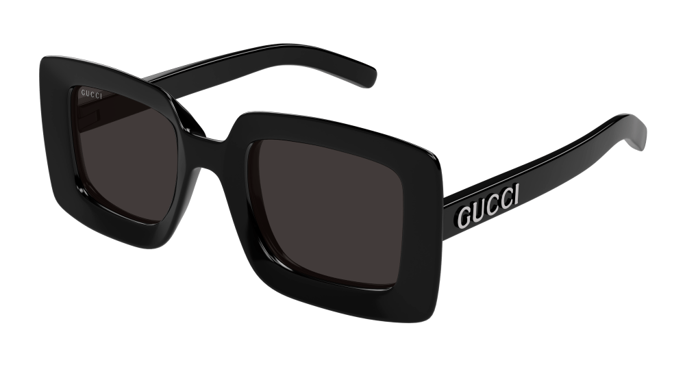 Gucci Sunglasses Woman Black Grey Gg1718S-001
