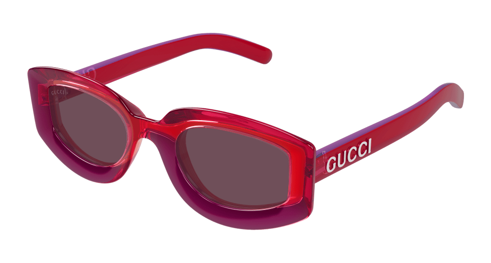 Gucci Sunglasses Woman Red Violet Gg1719S-004