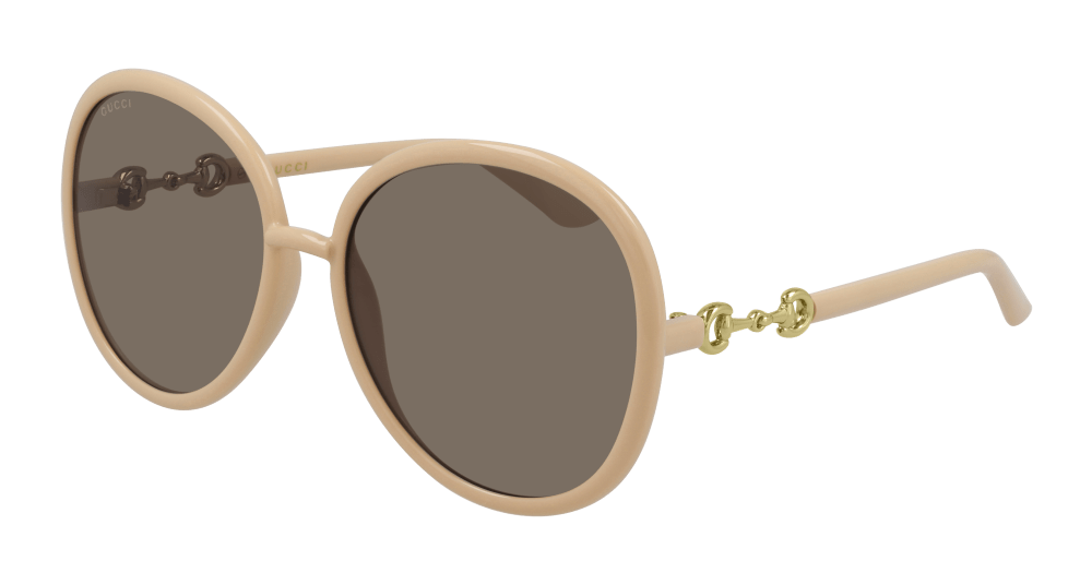 Gucci Sunglass Woman Beige Brown GG0889S-004