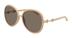 Gucci Sunglass Woman Beige Brown GG0889S-004