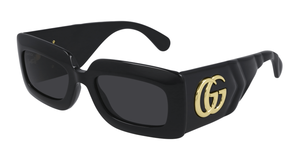 Gucci Sunglass Woman Black Grey Gg0811S-001