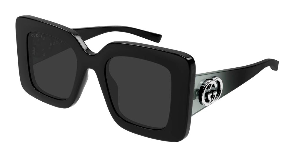 Gucci Sunglasses Womens in Black Grey GG2025S-001