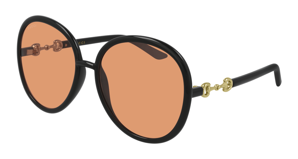 Gucci Sunglass Woman Black Orange GG0889S-003