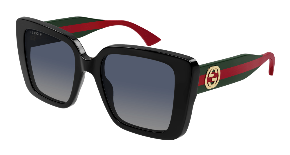 Gucci Sunglasses Womens in Black Green Grey GG1861S-005
