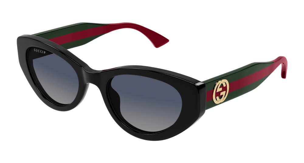 Gucci Sunglasses Womens In Black Green Grey GG1862S-005