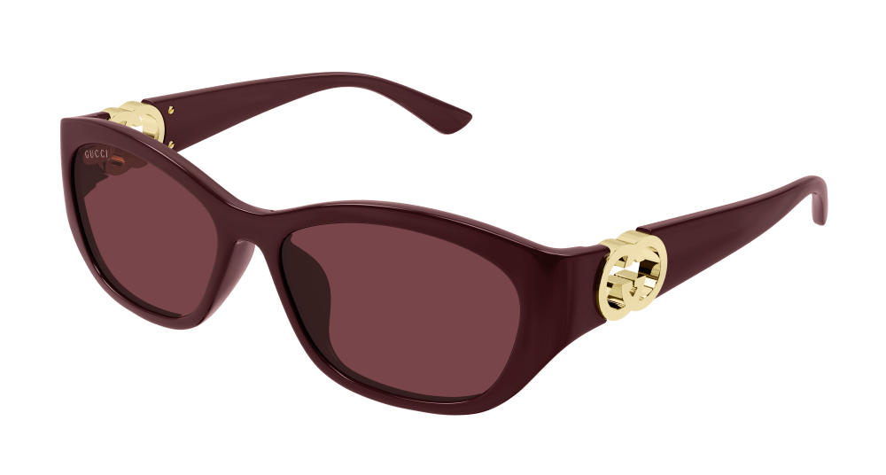 Gucci Sunglasses Womens In Burgundy Red GG1826SK-003