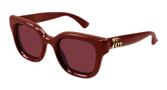 Gucci Sunglasses Womens In Burgundy Red GG1828S-003