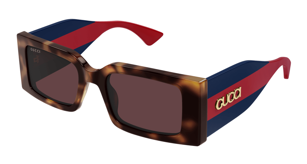 Gucci Sunglasses Womens In Havana Blue Red GG1860S-002