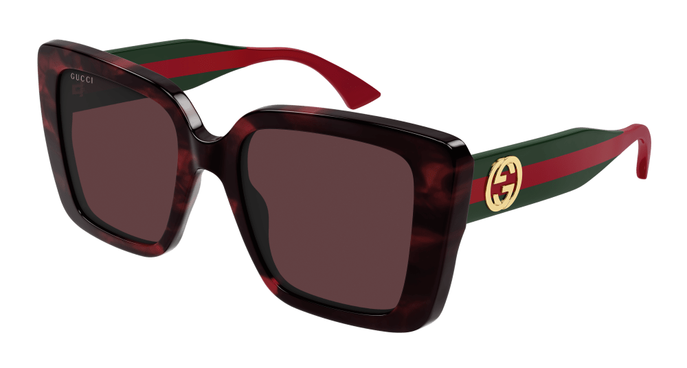 Gucci Sunglasses Womens in Havana Green Red GG1861S-003
