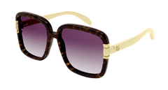 Gucci Sunglass Woman Havana Yellow Violet GG1066S-004