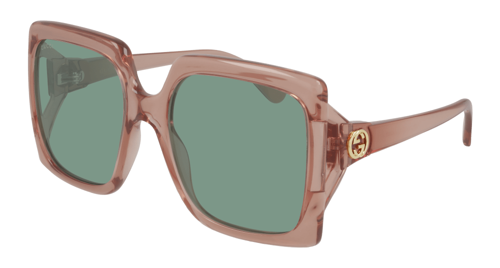 Gucci Sunglass Woman Pink Green GG0876S-003