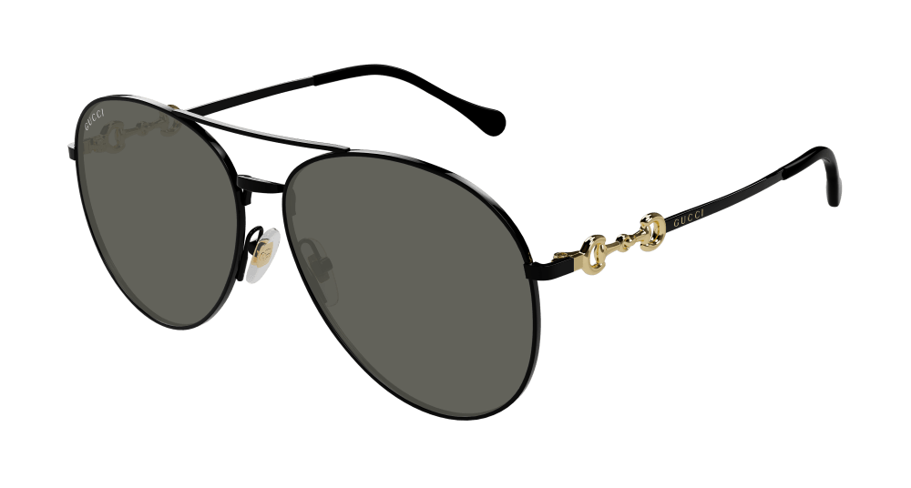 Gucci Sunglasses Woman Black Grey Gg1698S-001