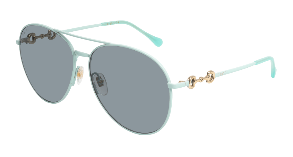 Gucci Sunglasses Woman Green Grey Gg1698S-004