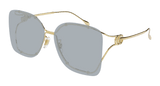 Gucci Sunglass Woman Gold Grey GG1713SA-001