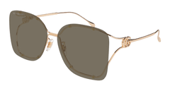 Gucci Sunglass Woman Gold Brown Gg1713Sa-002