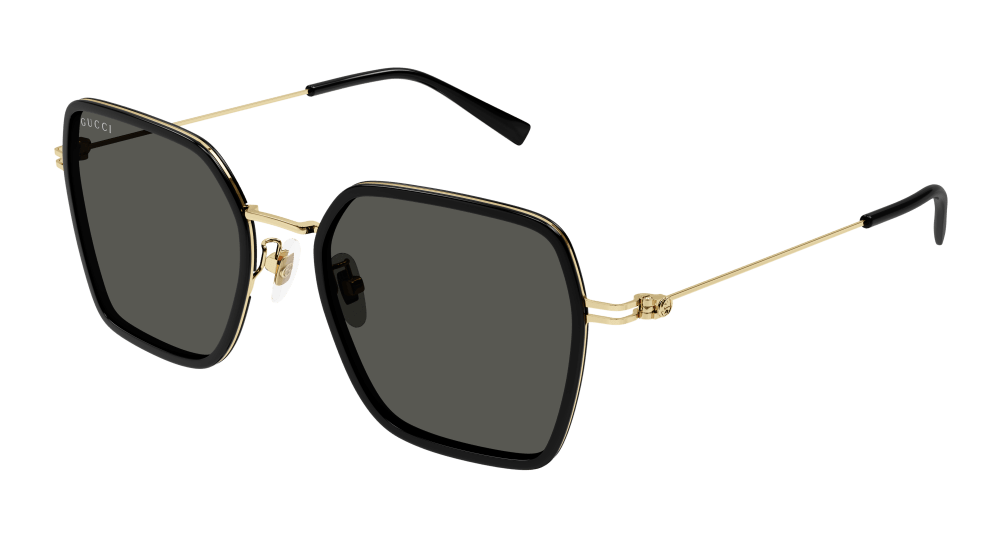 Gucci Sunglasses Womens In Black Gold Grey GG1850SA-001