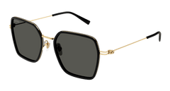 Gucci Sunglasses Womens In Black Gold Grey GG1850SA-001