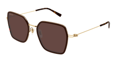 Gucci Sunglasses Womens In Brown Gold Brown GG1850SA-003