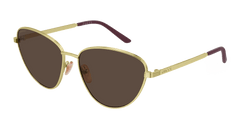 Gucci Sunglass Woman Gold Brown GG0803S-002