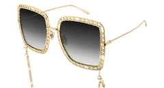 Gucci Sunglass Woman Gold Grey GG1033S-002