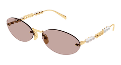 Gucci Sunglasses Womens In Gold Pink GG1922S-004