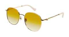 Gucci Sunglass Woman Gold Yellow GG1142S-003