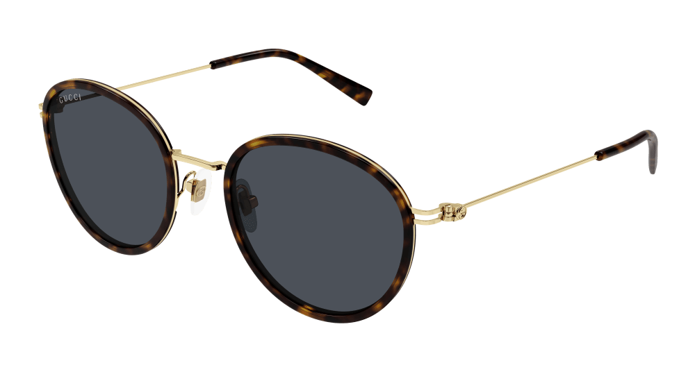 Gucci Sunglasses Womens In Havana Gold Blue GG1849S-002