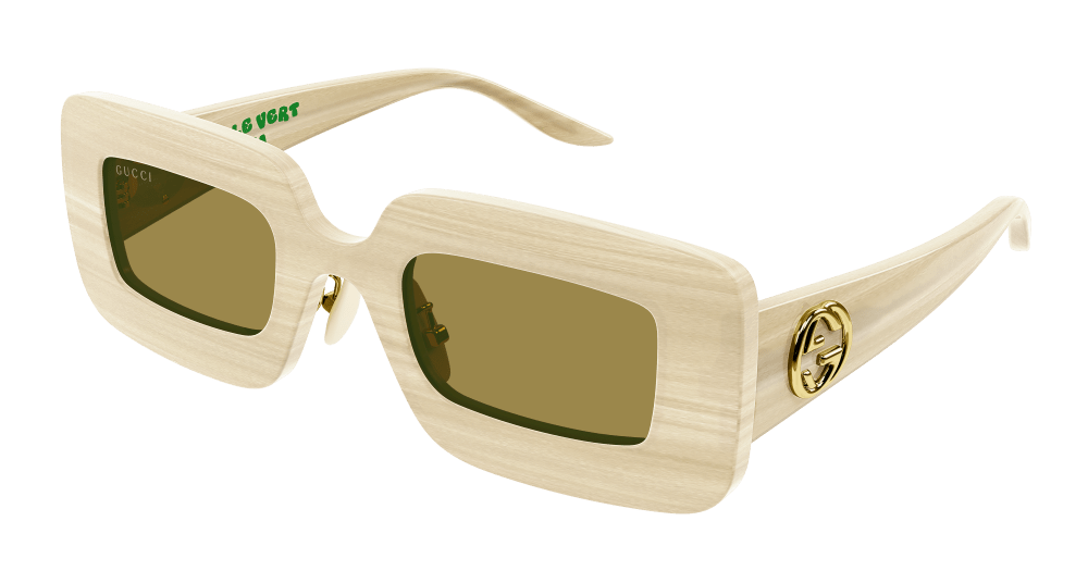 Gucci Sunglasses Womens In In Beige Brown Gg0974S-002