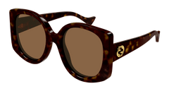 Gucci Sunglasses Womens In In Havana Brown Gg1257Sa-002