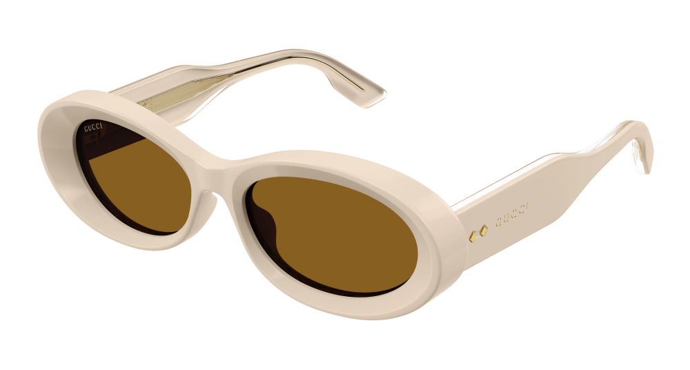 Gucci Sunglasses Woman Beige Brown Gg1527S-004