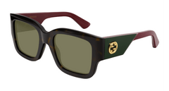 Gucci Sunglass Woman Havana Red Green GG1663S-002