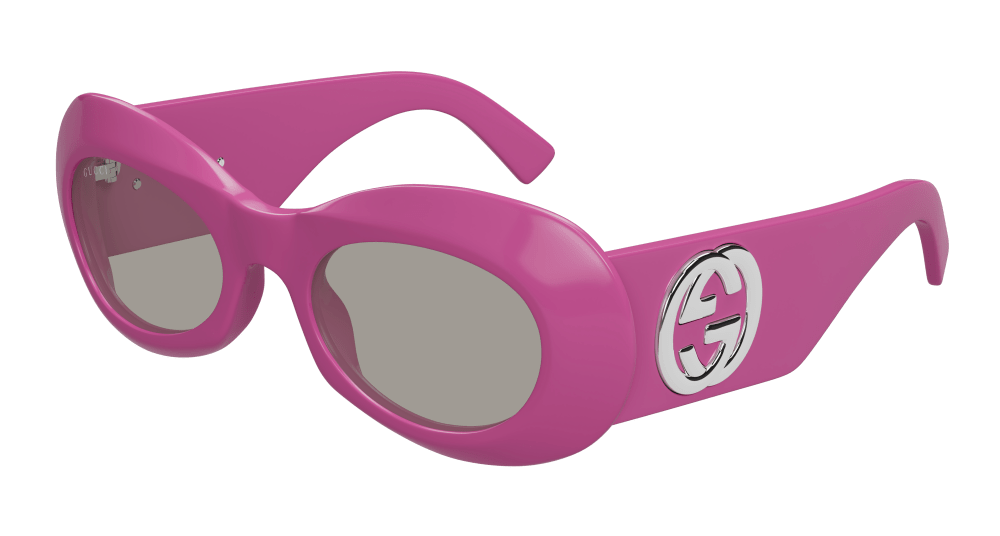 Gucci Sunglasses Woman Fuchsia Grey Gg1696S-004