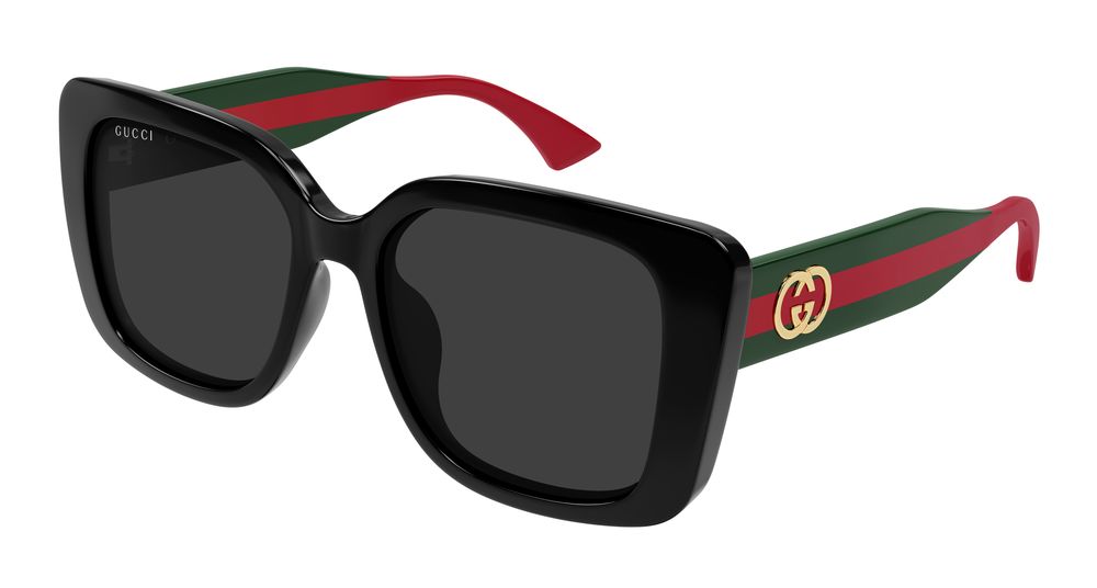 Gucci Sunglasses Womens in Black Green Grey GG2118SA-001