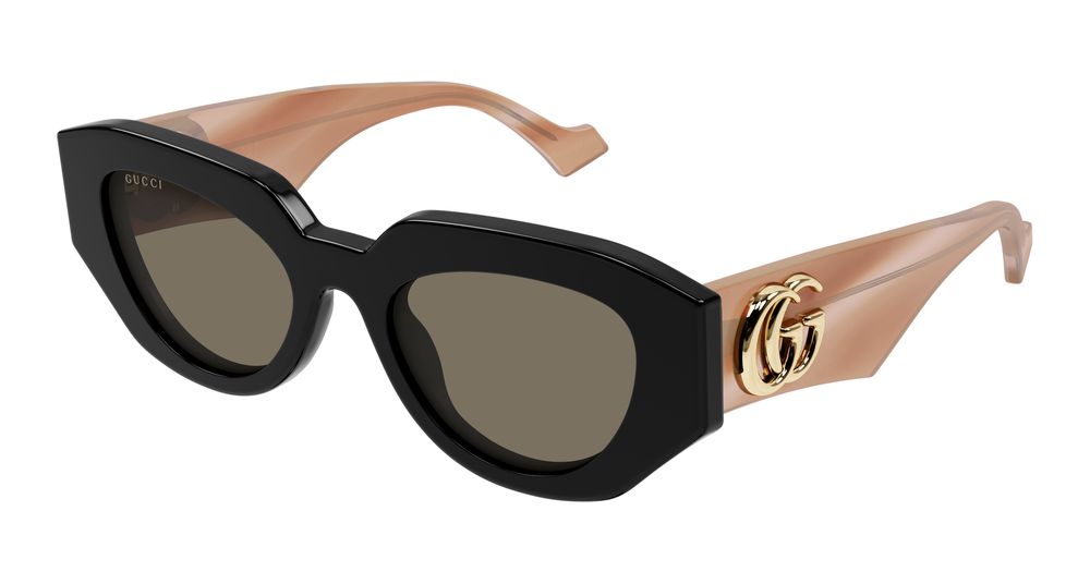 Gucci Sunglasses Womens in Black Pink Brown GG1421S-008