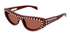 Gucci Sunglasses Womens In Burgundy Brown GG1919S-009